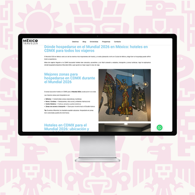 Artículo en blog del Website